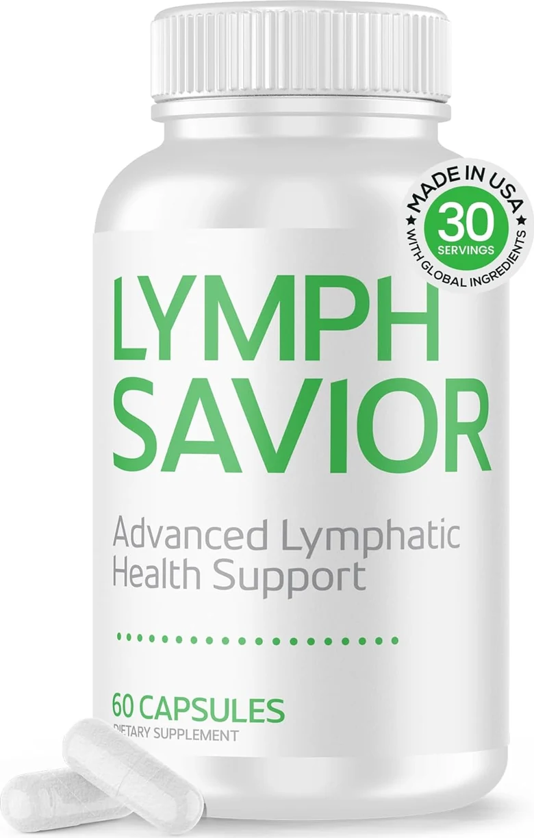 Lymph Savior lymphatic health support capsule bottle